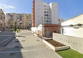 La plaza de los Dolores, junto al lugar donde ocurrieron los hechos