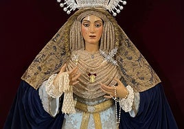 Roban la medalla que llevaba en el pecho la Virgen de la Soledad de Aracena