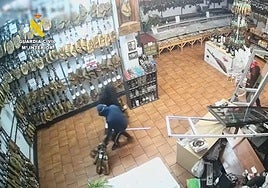 Imagen de uno de los robos