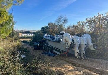 El narco se hace fuerte en Huelva: intentan robar una narcolancha varada y apedrean a la Guardia Civil cuando trataba de interceptar otra