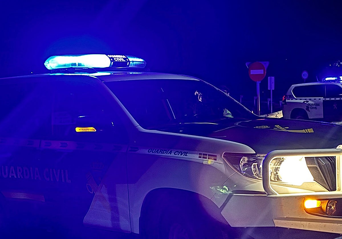 Un coche patrulla de la Guardia Civil