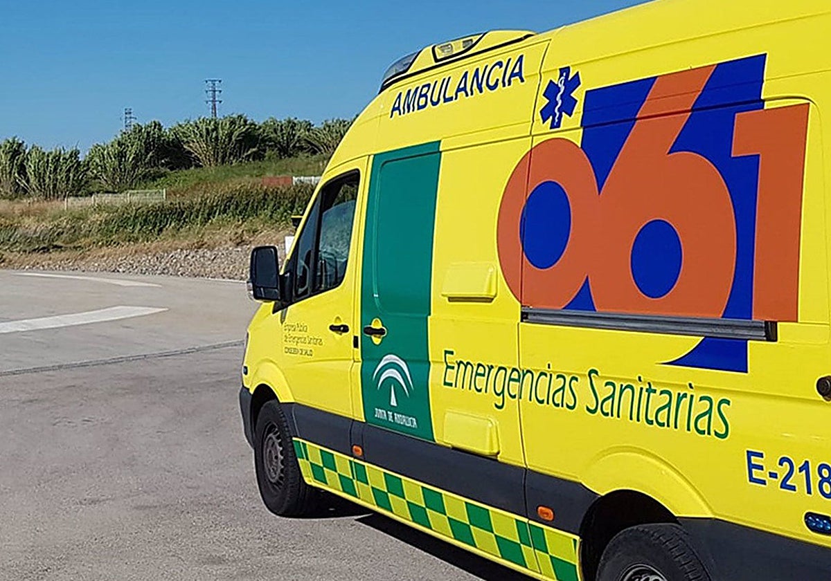 Ambulancia perteneciente al 061