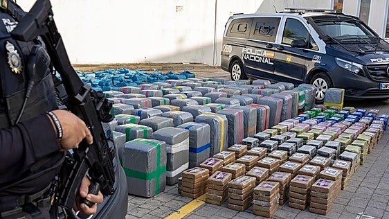 Narcotráfico en Huelva: Las incautaciones de droga se dispararon en 2025 con cifras de récord