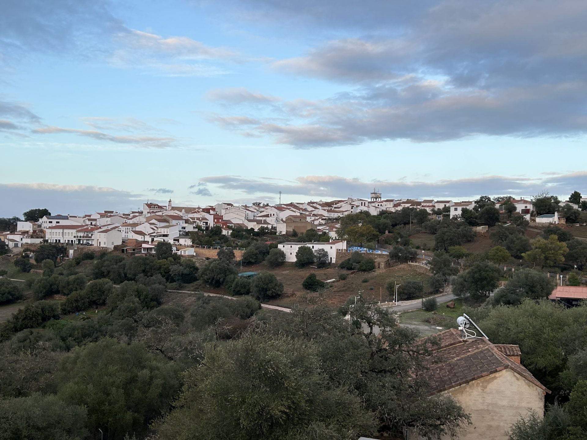 Vistas de Berrocal desde el Mirador del Centro de Interpretación