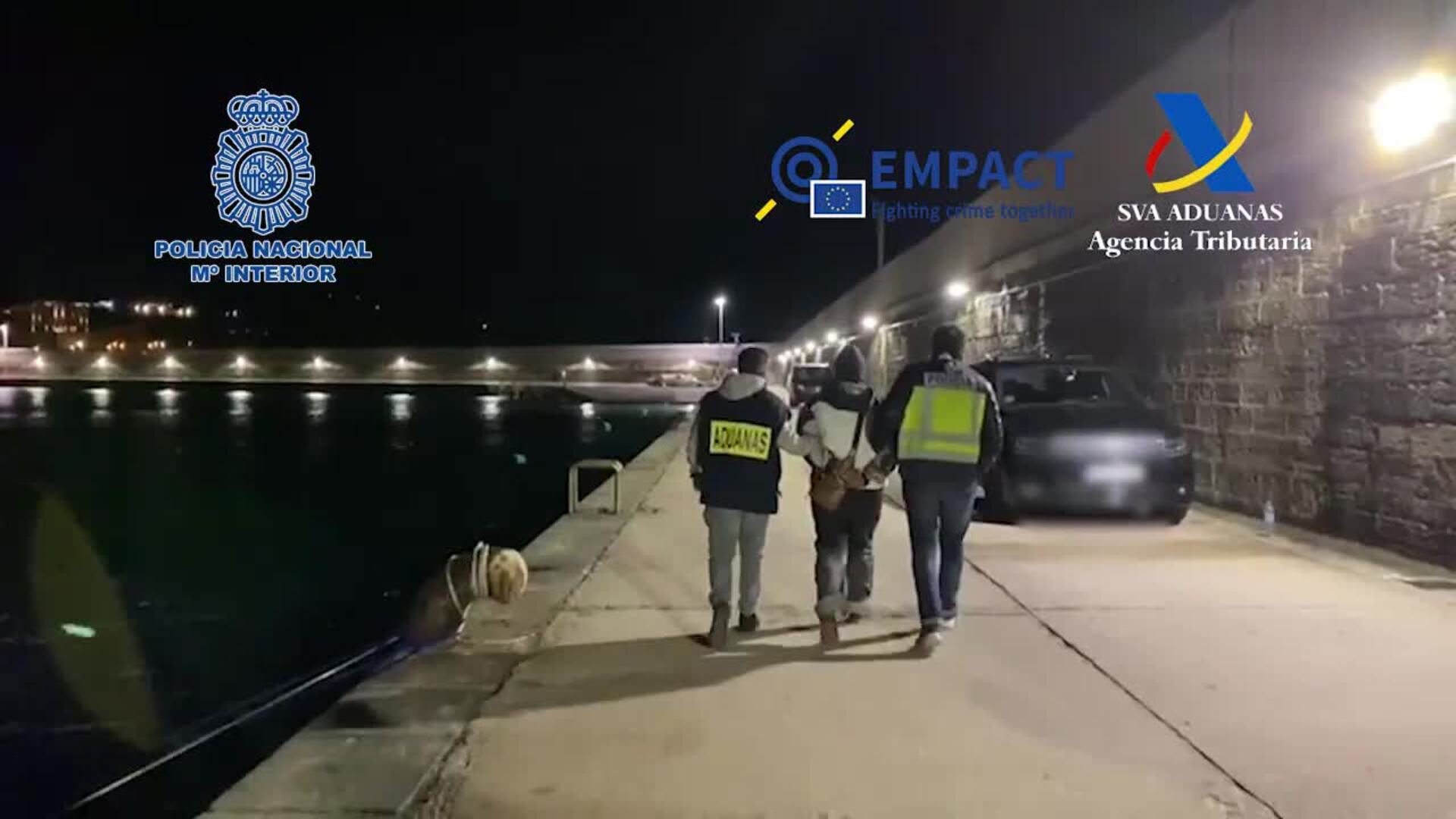 Rescate droga de velero