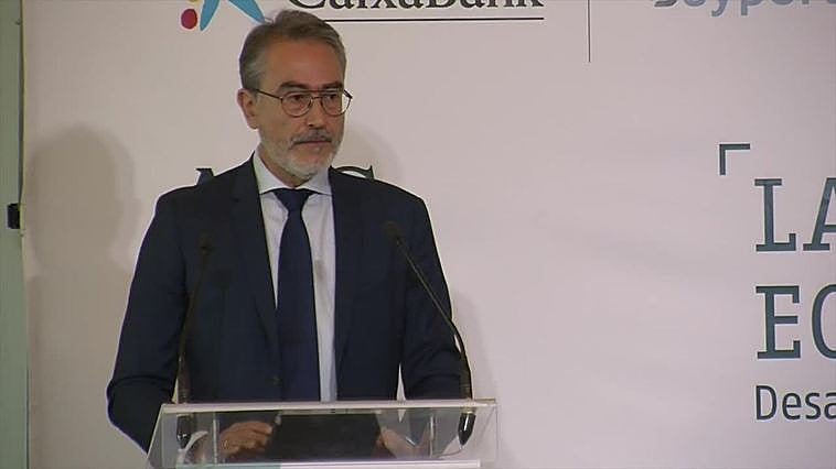 El presidente de aviones comerciales de Airbus España, Ricardo Rojas, en la mirada Económica de ABC y La Voz