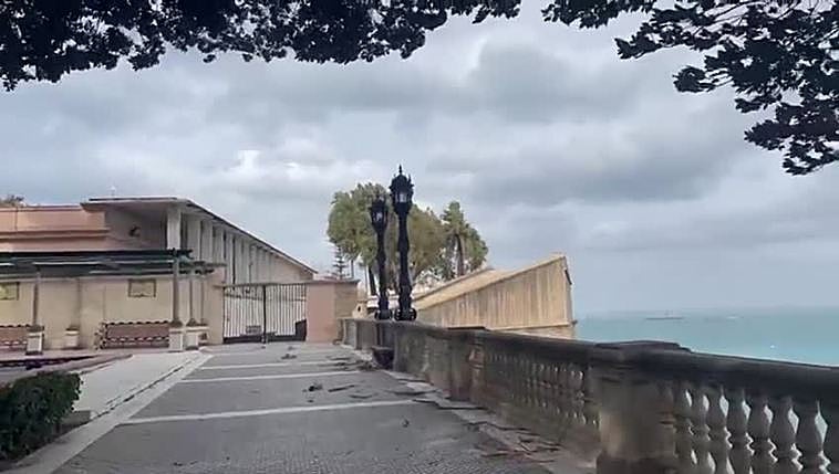 Temporal de viento de Levante en Cádiz, en alerta naranja