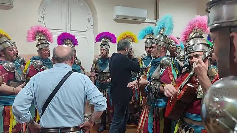 Coro Nandi Migueles en camerinos