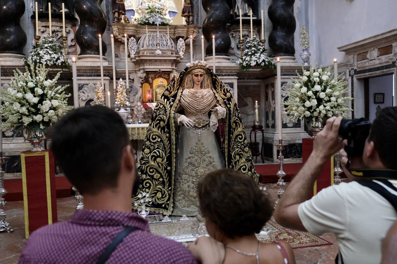 La Virgen de las Penas, en el santuario de la Patrona