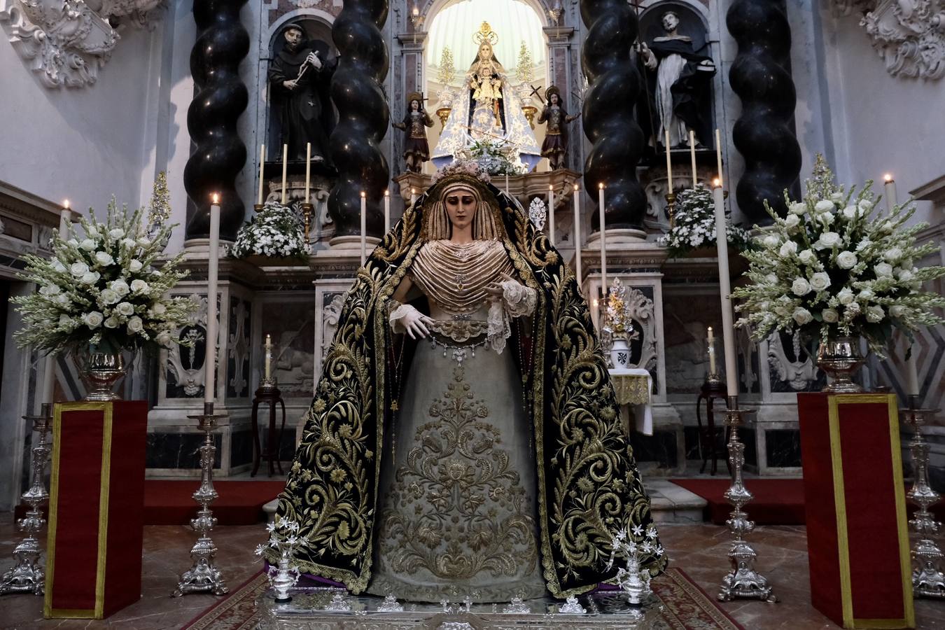 La Virgen de las Penas, en el santuario de la Patrona