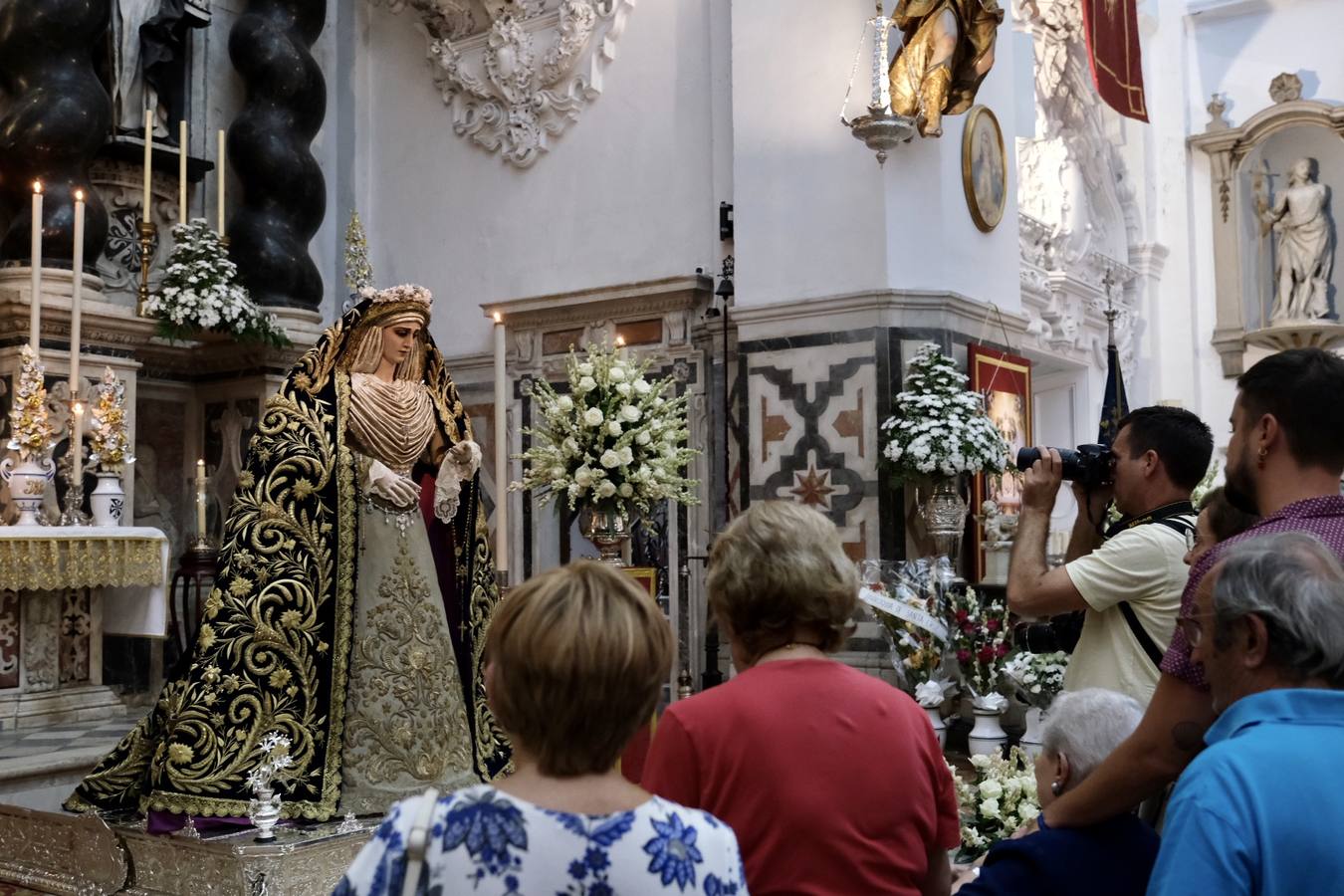 La Virgen de las Penas, en el santuario de la Patrona