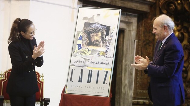Acto de presentación del cartel de la Semana Santa de Cádiz 2023.
