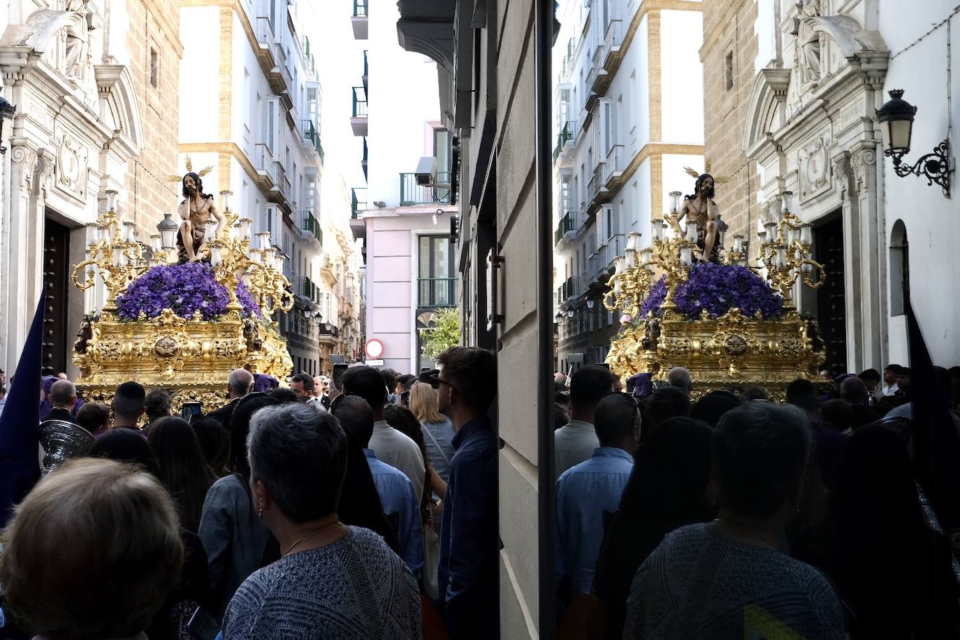 Fotos: el paso de Humildad y Paciencia de Cádiz en este Domingo de Ramos