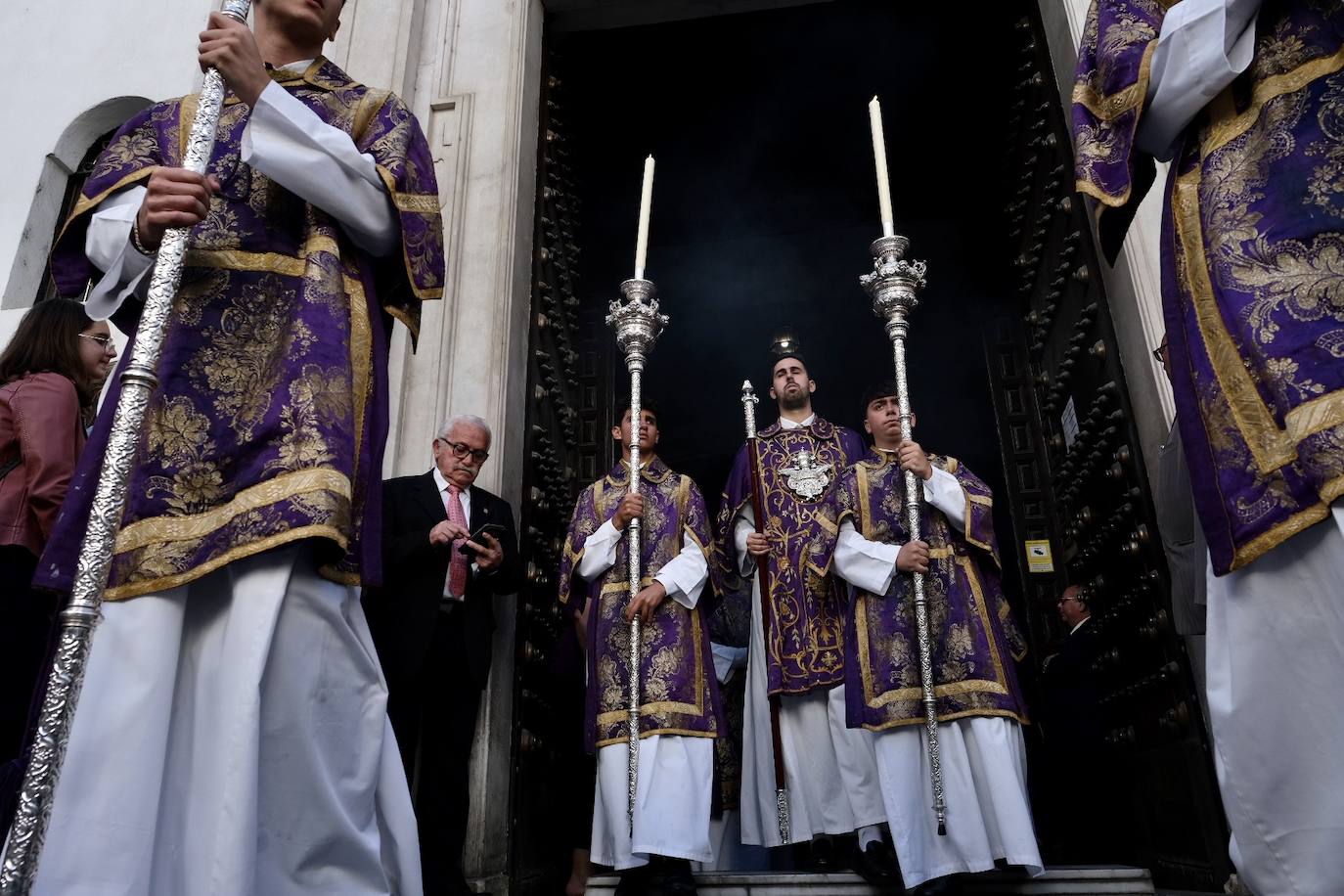 Fotos: el paso de Humildad y Paciencia de Cádiz en este Domingo de Ramos