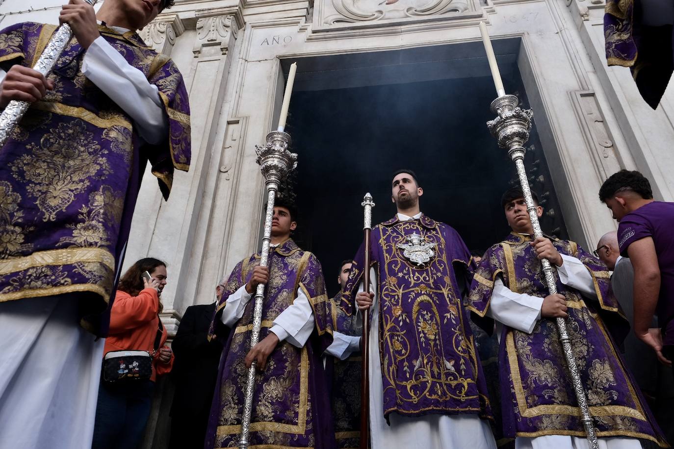 Fotos: el paso de Humildad y Paciencia de Cádiz en este Domingo de Ramos