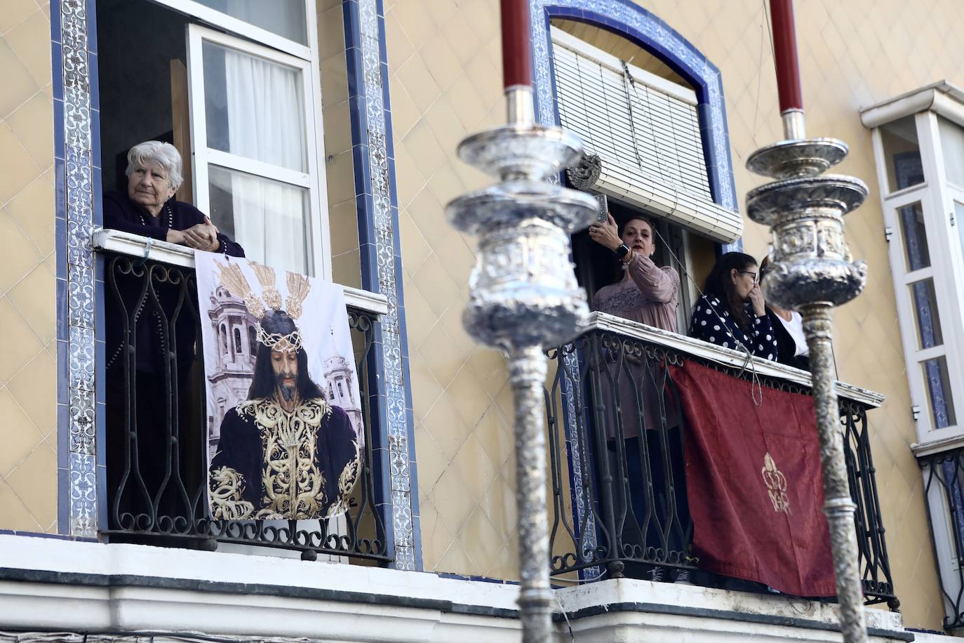 Fotos: La Sagrada Cena en su desfile del Domingo de Ramos en Cádiz