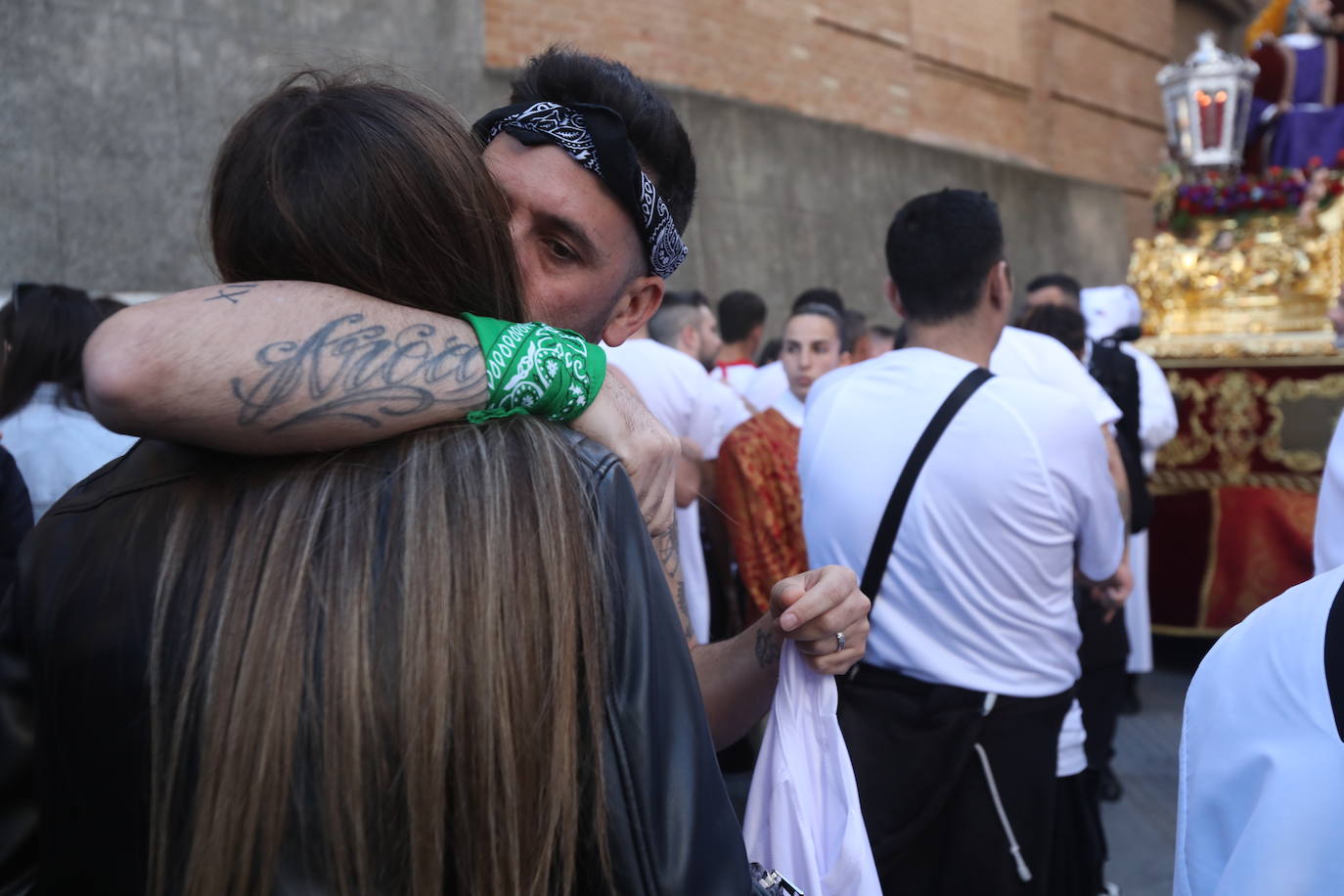 Fotos: La Sagrada Cena en su desfile del Domingo de Ramos en Cádiz