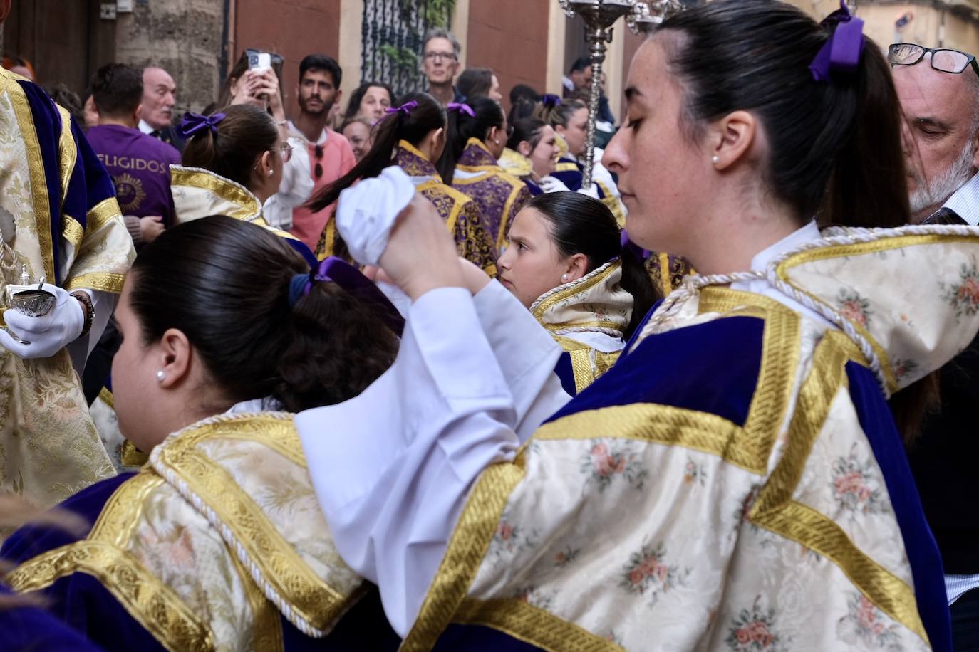Fotos: Afligidos, el Jueves Santo en Cádiz