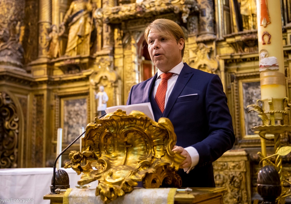 Iván Roa durante la presentación del cartel de las Glorias