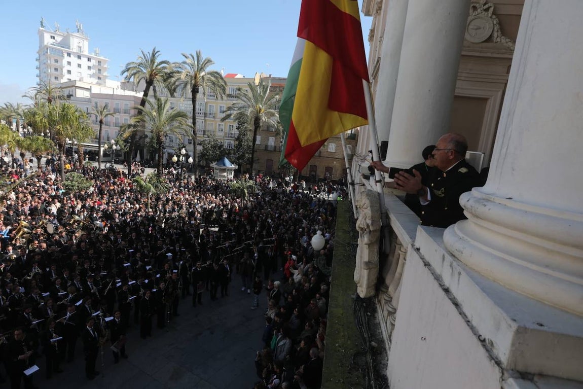 Fotos: pasacalles de bandas en el III Congreso Andaluz de Música de Semana Santa