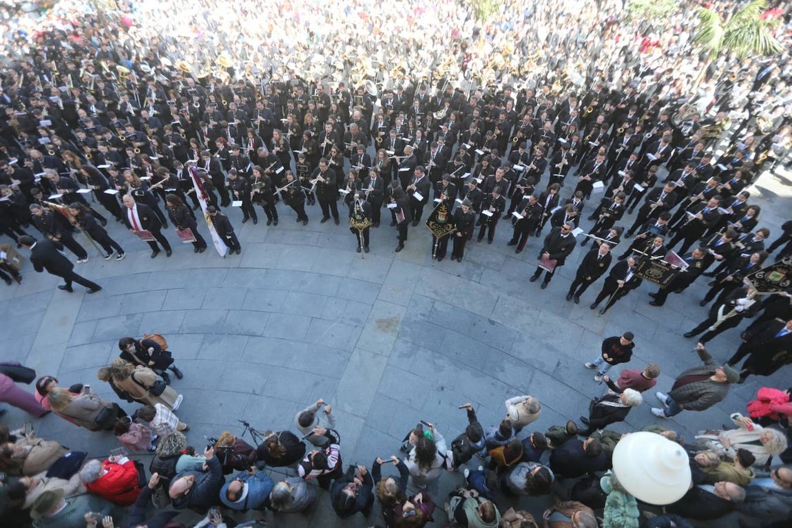 Fotos: pasacalles de bandas en el III Congreso Andaluz de Música de Semana Santa