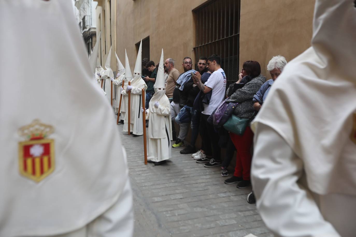Fotos: El Nazareno de la Obediencia el Sábado de Pasión en la Semana Santa de Cádiz 2024