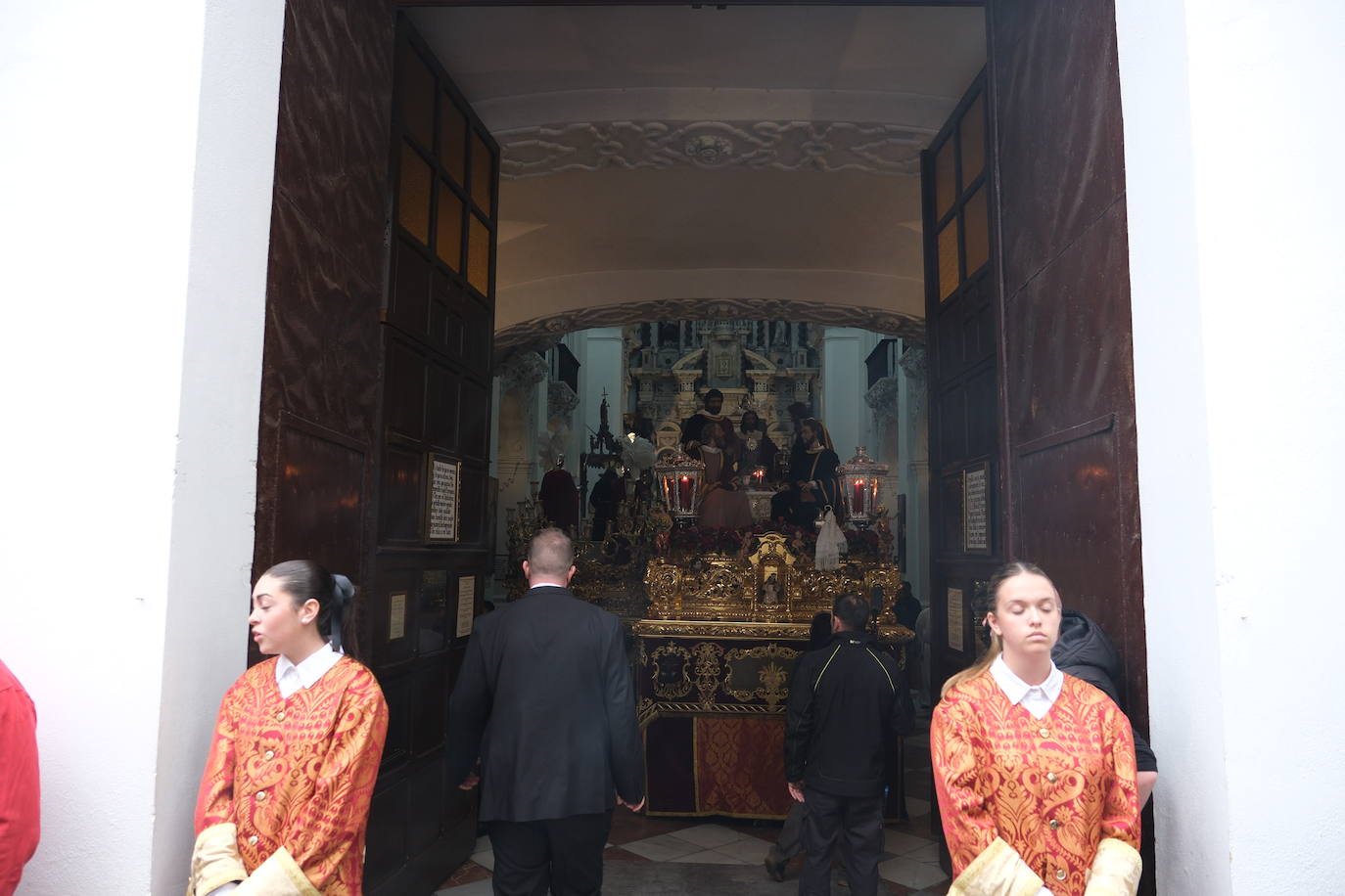 Fotos: Sagrada Cena el Domingo de Ramos en la Semana Santa de Cádiz 2024