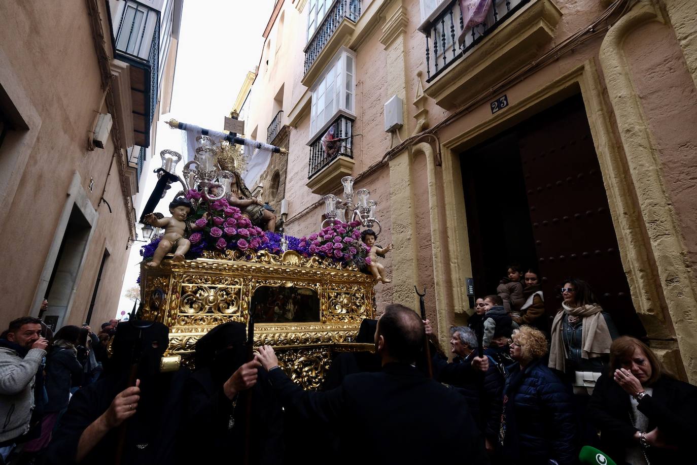 Fotos: Caminito en el Miércoles Santo de la Semana Santa de Cádiz 2024