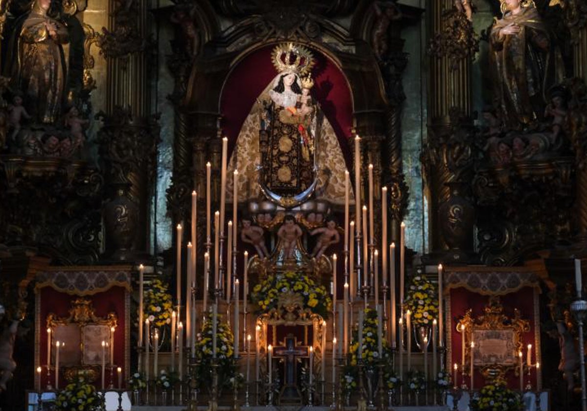 Imagen de la Virgen del Carmen de Cádiz