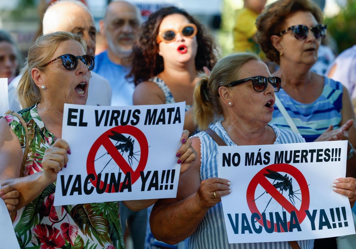 Manifestación en Coria del Río el pasado lunes