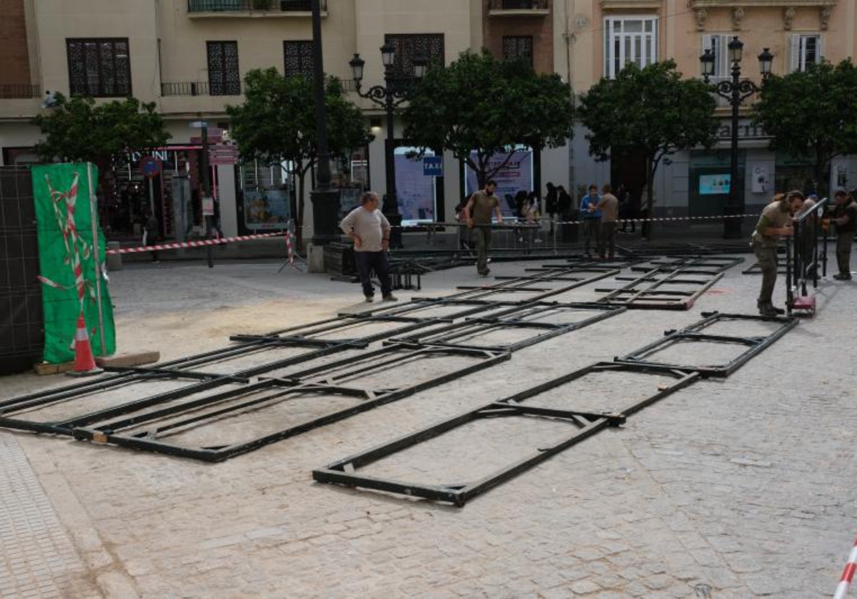 La Semana Santa 2025 ya toma forma: la plaza del Palillero mantendrá los palcos ante la Fundación de la Mujer