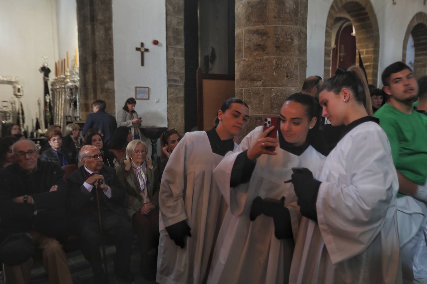 Las imágenes de Las Aguas en la Semana Santa de Cádiz 2025