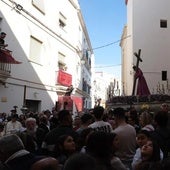 Salida del Nazareno de la Obediencia desde la Merced