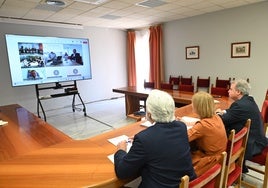 García-Pelayo mantiene una reunión con responsables de Aena para abordar el incremento de vuelos a Jerez