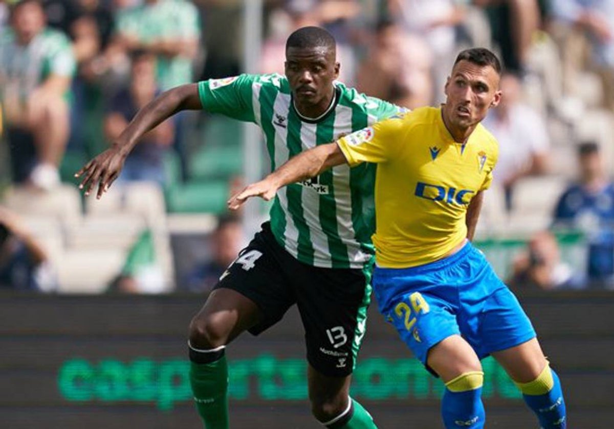 Victoria del Cádiz ante el Betis la pasada temporada