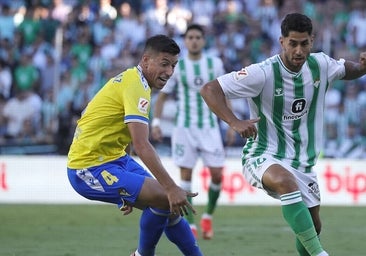 La pizarra del Betis 1-1 Cádiz