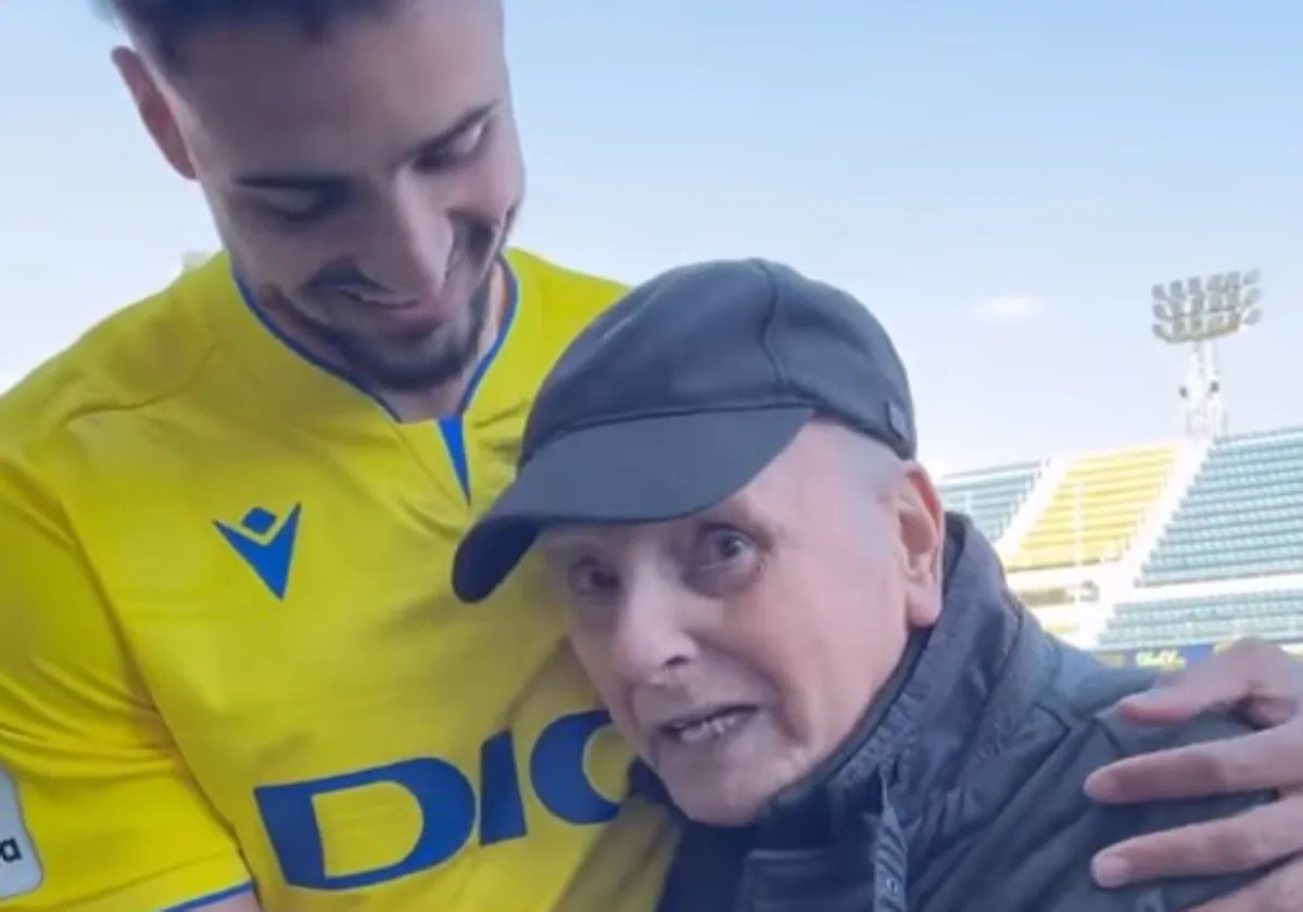 La emotiva historia del abuelo de Chris Ramos y su sueño cumplido a tiempo de verlo jugar en el Cádiz