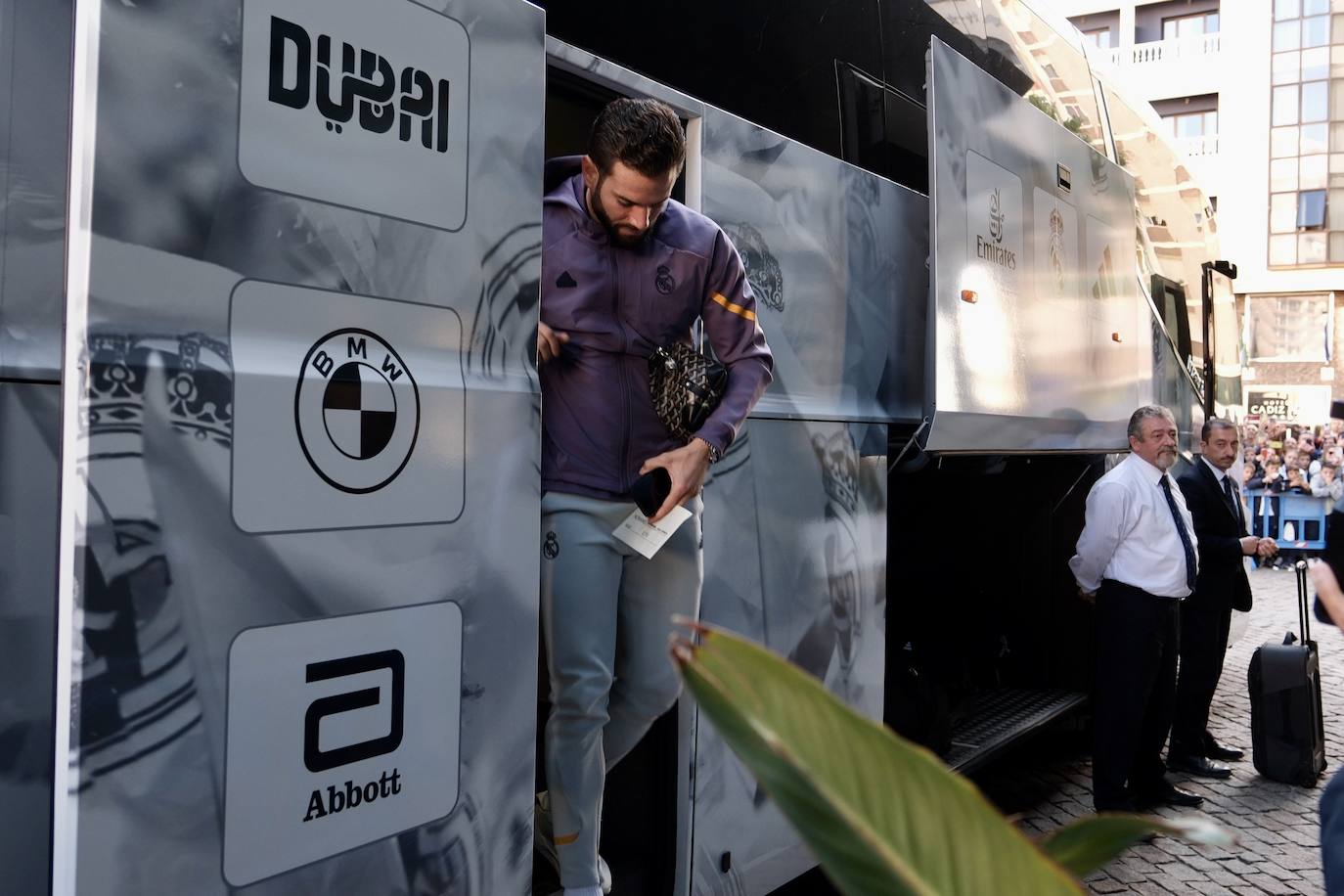 Fotos: Así ha sido la llegada del Real Madrid