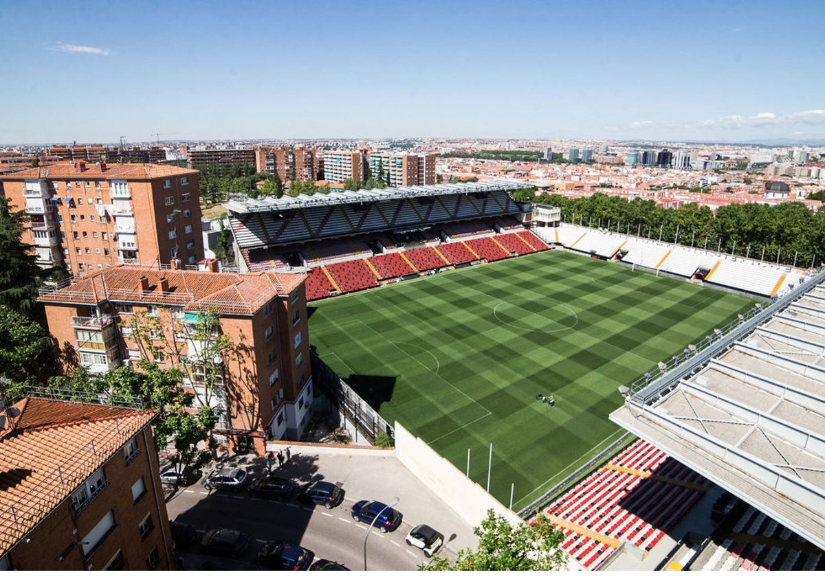 Estadio Municipal de Vallecas.