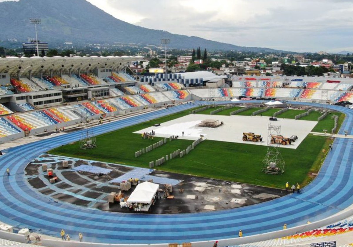 Imagen del Estadio Mágico González, en San Salvador (El Salvador).