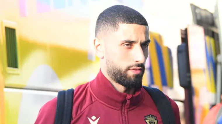 Aiham Ousou, central del Cádiz CF.