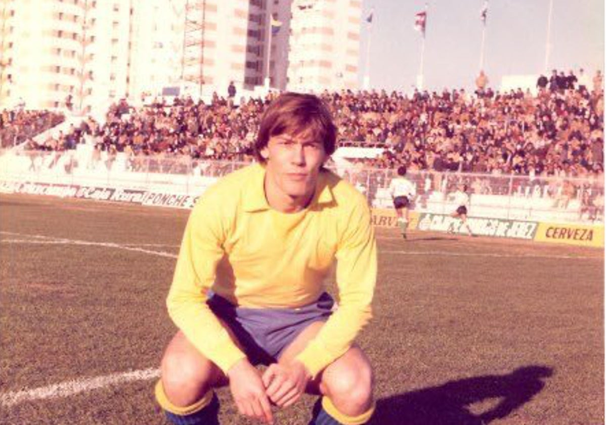 Pepe Mejías en su debut en Primera