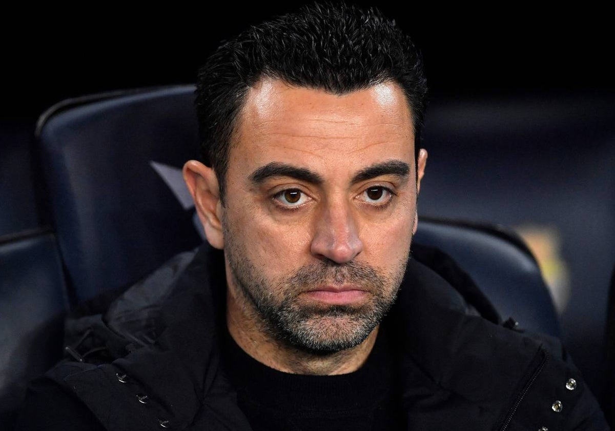 Xavi, entrenador del Barça.