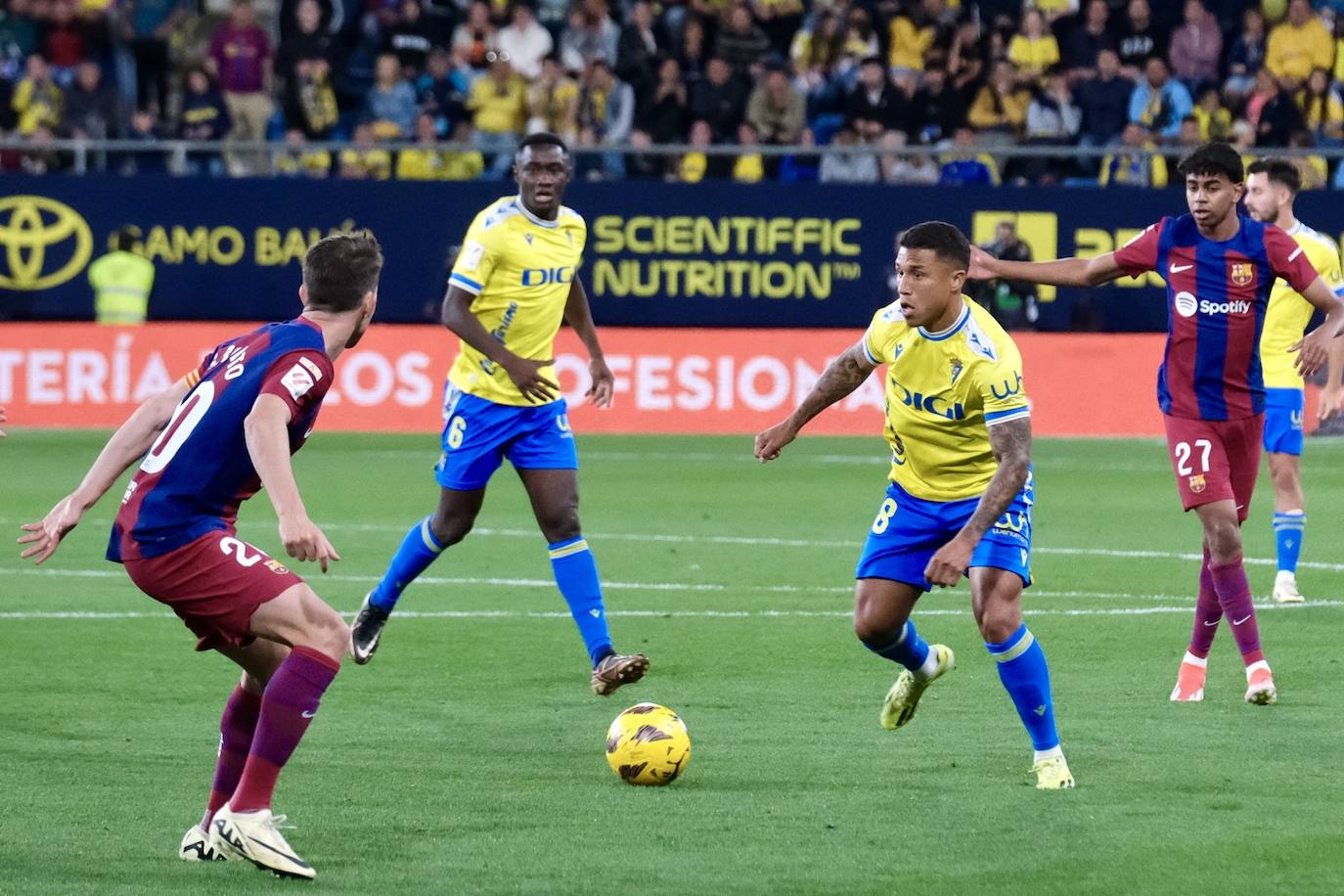 Cádiz CF-Barcelona: las fotos del partido