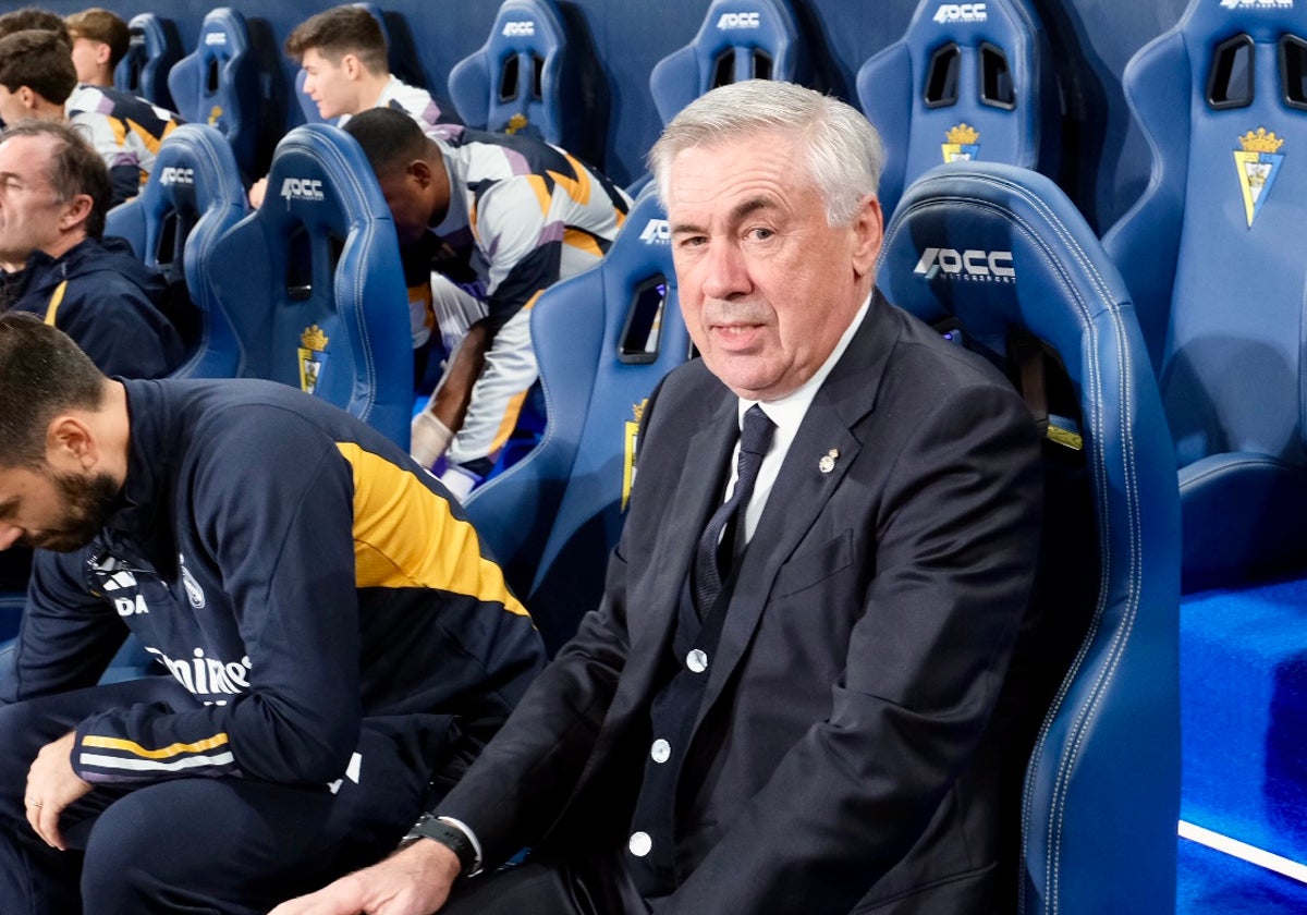 Carlo Ancelotti, entrenador del Real Madrid.