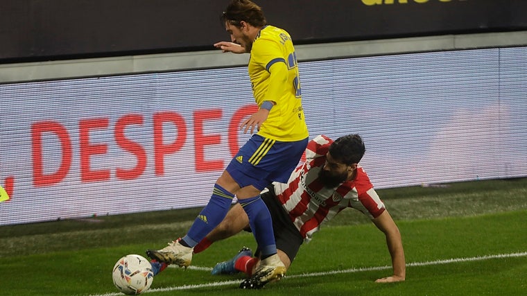 'Pacha' Espino durante su etapa en el Cádiz CF.