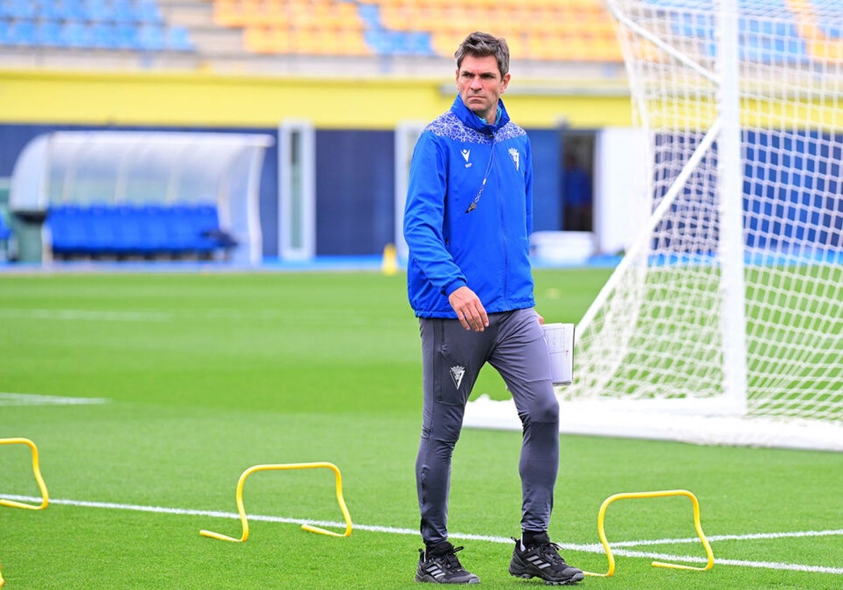 Mauricio Pellegrino, en un entrenamiento