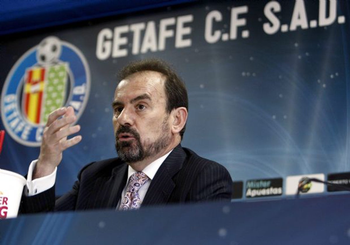 El presidente del Getafe, Ángel Torres.