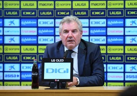 Manuel Vizcaíno, presidente del Cádiz CF, habla tras el descenso: «Es un fracaso»