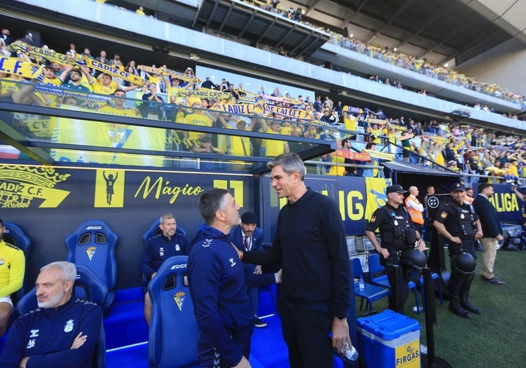 García Pimienta tras el Cádiz - Las Palmas: «Hemos luchado mucho por salvarnos»